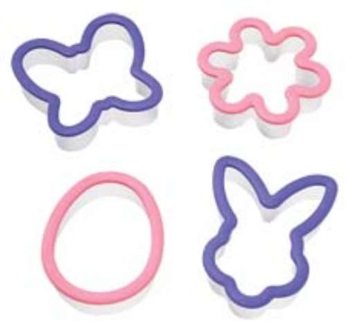 Easter Grippy 4 pc Cookie Cutters - Click Image to Close